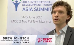 Aid & Development Asia Summit 2017 - Interview with Drew Johnson, Mercy Corps