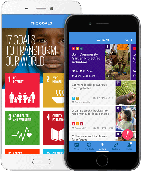 New mobile app to drive action towards the realisation of the UN Sustainable Development Goals